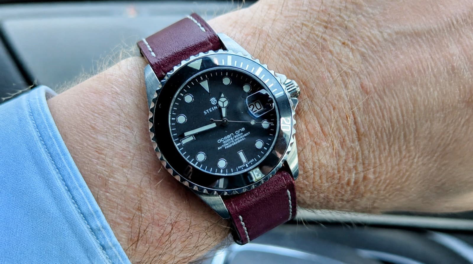 Burgundy Leather