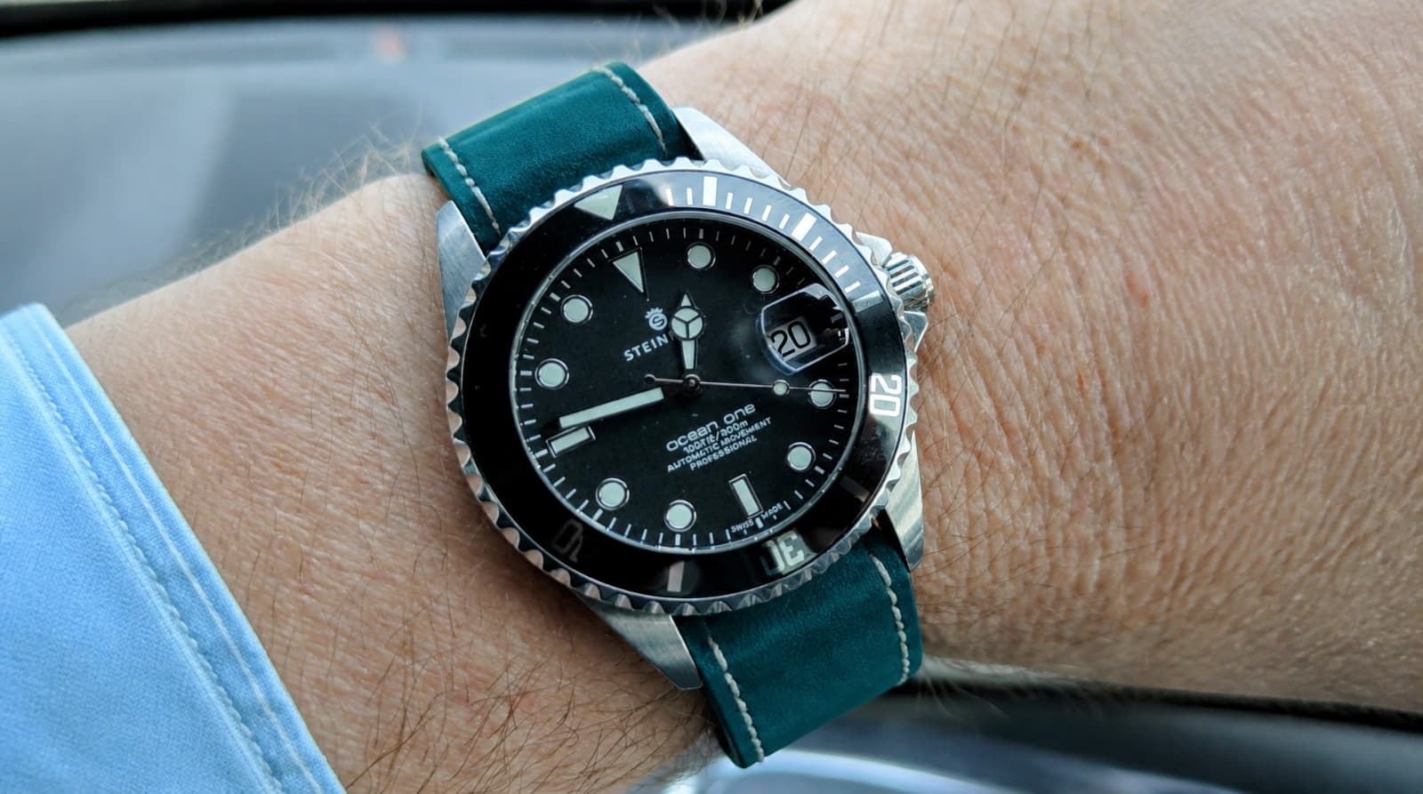Teal Leather